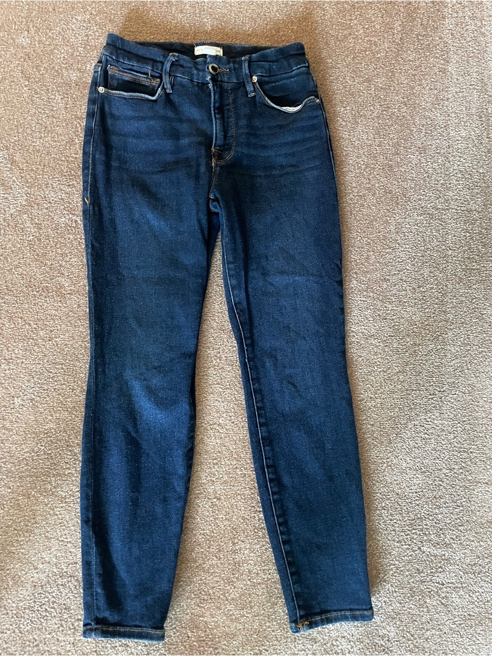 Good American Dark Indigo Skinny Jeans